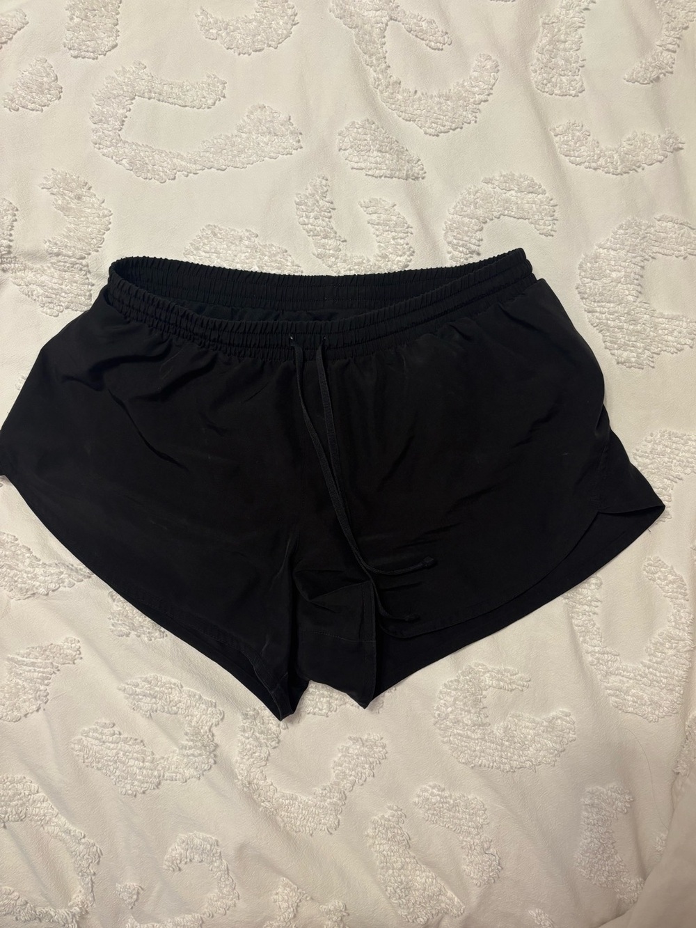 Old Navy Black Women's Athletic Drawstring Shorts - Lightweight